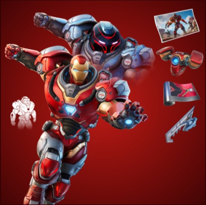 New_adri197's tweet photo. Así será la skin de Ironman cero con su pico y etc.. https://t.co/SdvJLtM3pu
