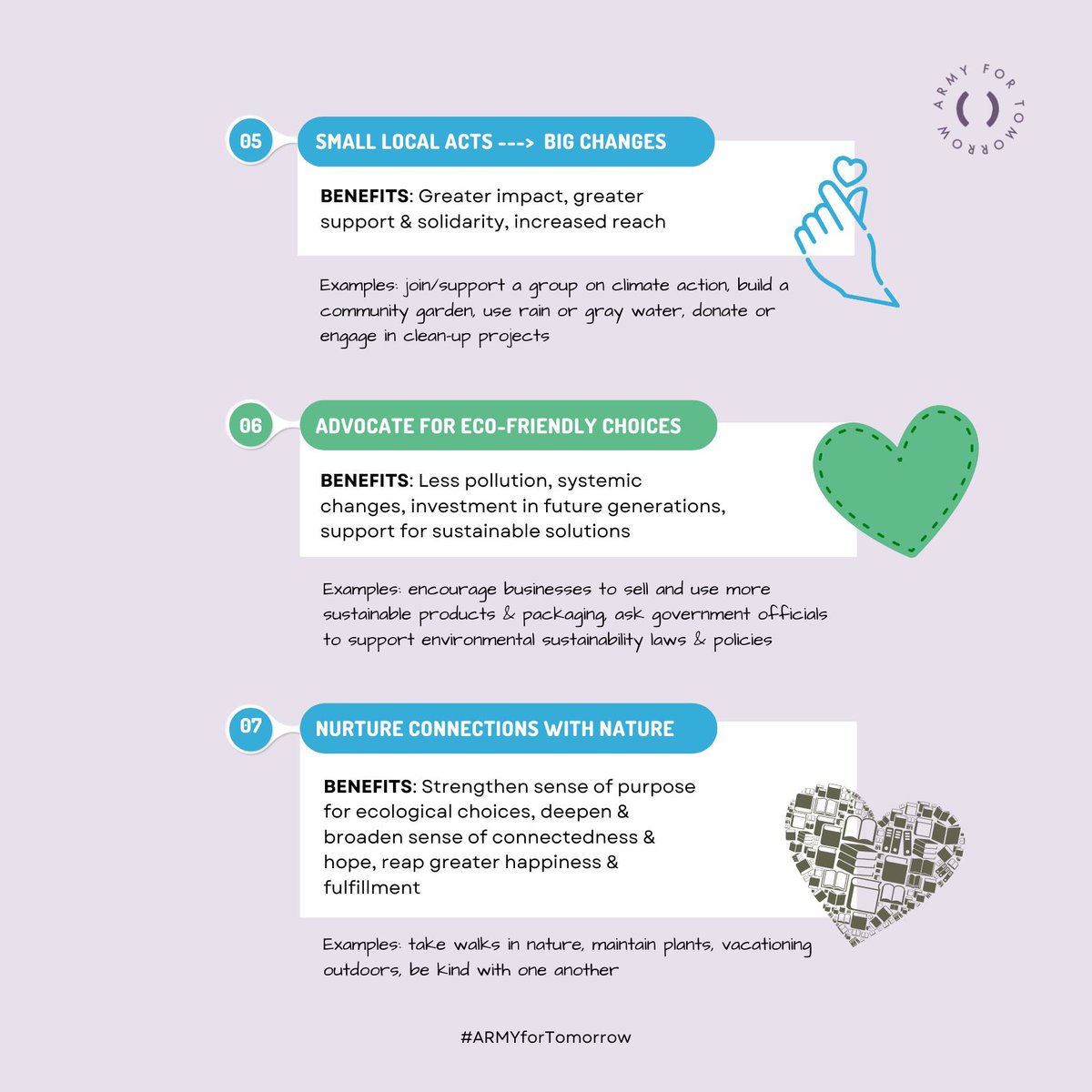 ARMYforTomorrow's tweet photo. As we did for our daily #ClimateAdaptationTips, we will compile our replies #ARMYforTomorrow 💜 https://t.co/ljr3yrozAT