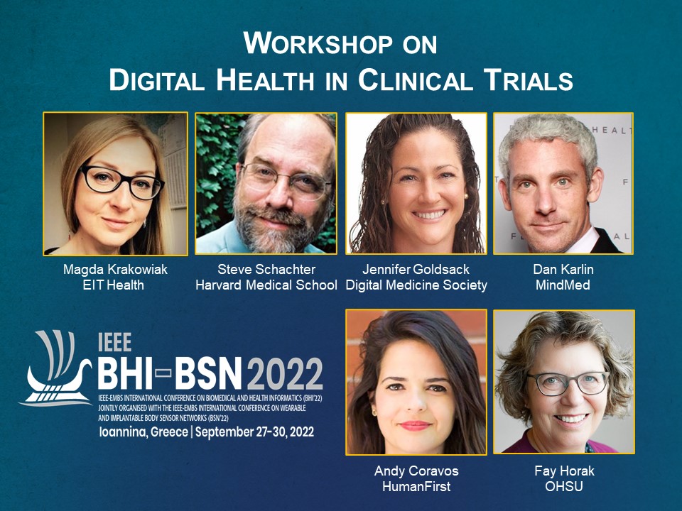 A fabulous lineup of speakers for this virtual workshop. You can register to attend the workshop @ lnkd.in/djdFxEJt (no conference registration is required). #digitalhealth #clinicaltrials #wearabletechnology #biomedicalengineering #workshop