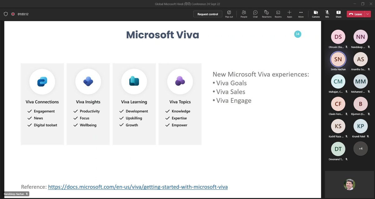 Aroh Shukla (@aaroh_bits) on Twitter photo LIVE NOW
#Yammer and its role in #Microsoft #Viva
By #Microsoft #MVPs <a href="/NanddeepNachan/">Nanddeep Nachan</a> & <a href="/SmitaNachan/">Smita Nachan</a>
Language #Hindi
⌚10 am IST
YT Live: youtu.be/ZAV8dn6RXfkc
Teams Link: bit.ly/GMHESept22
<a href="/DhruvinShah16/">Dhruvin Shah | Microsoft MVP and MCT | YouTuber</a> LIVE NOW
#Yammer and its role in #Microsoft #Viva
By #Microsoft #MVPs <a href="/NanddeepNachan/">Nanddeep Nachan</a> & <a href="/SmitaNachan/">Smita Nachan</a>
Language #Hindi
⌚10 am IST
YT Live: youtu.be/ZAV8dn6RXfkc
Teams Link: bit.ly/GMHESept22
<a href="/DhruvinShah16/">Dhruvin Shah | Microsoft MVP and MCT | YouTuber</a>