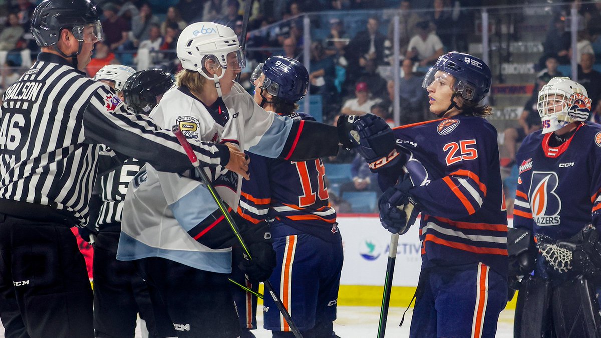 First games in <a href="/TheWHL/">Western Hockey League</a> ✅

♦️ Carter Sotheran (<a href="/sotheran_carter/">carter sotheran</a>)
♦️ Diego Buttazzoni (<a href="/Db90_2006/">Diego Buttazzoni</a>)
♦️ Alex Thompson
♦️ Aiden Sotas (<a href="/aiden19167414/">Aiden Sotas</a>)

Congrats, fellas!