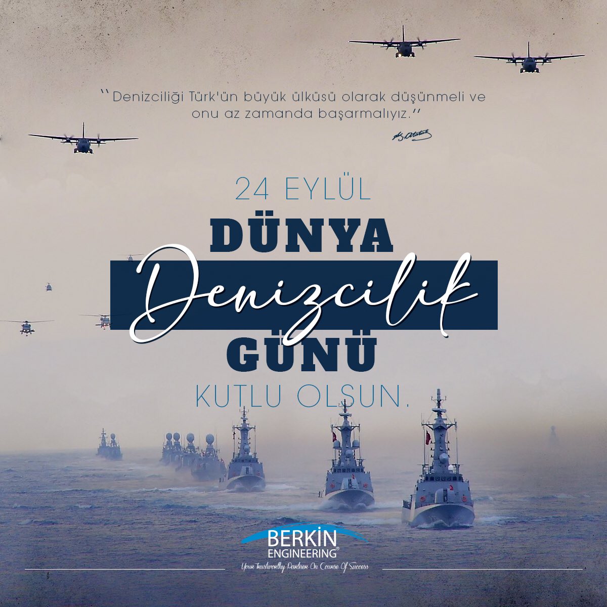 Denize gönül vermiş, denizciliğin bir parçası olarak her koşulda desteğini göstermiş herkesin #DünyaDenizcilikGünü Kutlu Olsun!

#BerkinMühendislik
#BerkinEngineering