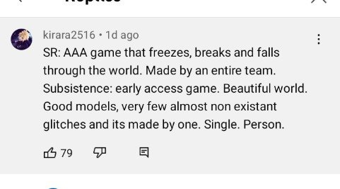 saintstakes's tweet photo. almost like a smaller scale indie game without deadlines has more freedom and time to fix all the issues 💀 #SaintsRow https://t.co/FUux6kIKU0