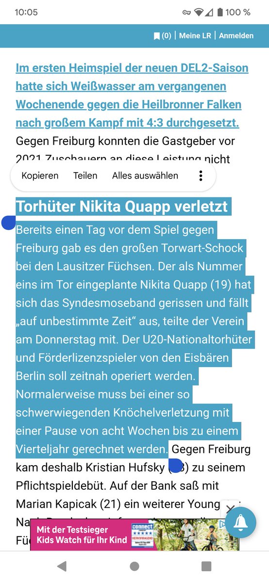Wally44's tweet photo. Dank der Lausitzer Rundschau ist man auch über die Prospects wie Nikita #Quapp informiert. 😍🙏🏻

P.S. Jan #Nijenhuis wurde mit einer Förderlizenz ausgestattet.
Also nur falls Ihr das in keinen berliner Medium gelesen haben solltet.

#ebb #lfx #ProspectReport #Hauptstadteishockey https://t.co/wQQeg2UGnp