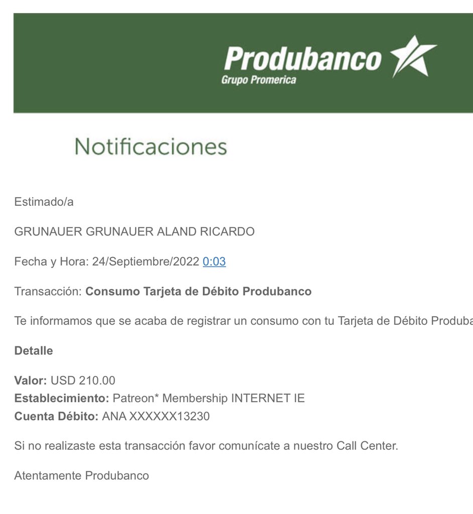 Rache_GrunE's tweet photo. Ya no se puede tener dinero en las cuentas en este país. Mi papá nunca siquiera ha usado la tarjeta de débito y ahora nos roban 210 dólares de la cuenta. ¿Dónde está el sistema de claves de seguridad? @produbancoec @ProdubancoAyuda https://t.co/a7Xa8VWzwA