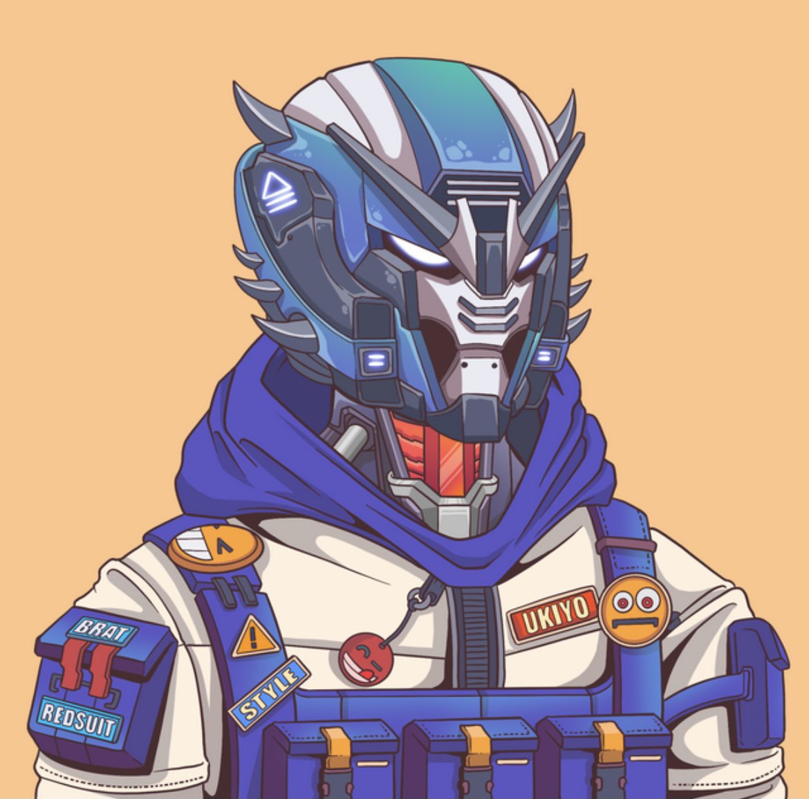 MoonshotNFT_'s tweet photo. Ya’ll really can’t be looking at these and telling me the art isn’t killer.

✅ Orange on orange
✅ Blue on blue 
✅ Red on red 
✅ White on white 

Detail, colour contrast, vibrance @UkiyoNFT_ hit the nail on the head with their art. 

The art is only the tip of the iceberg 👀 https://t.co/oI9zSpDvzM