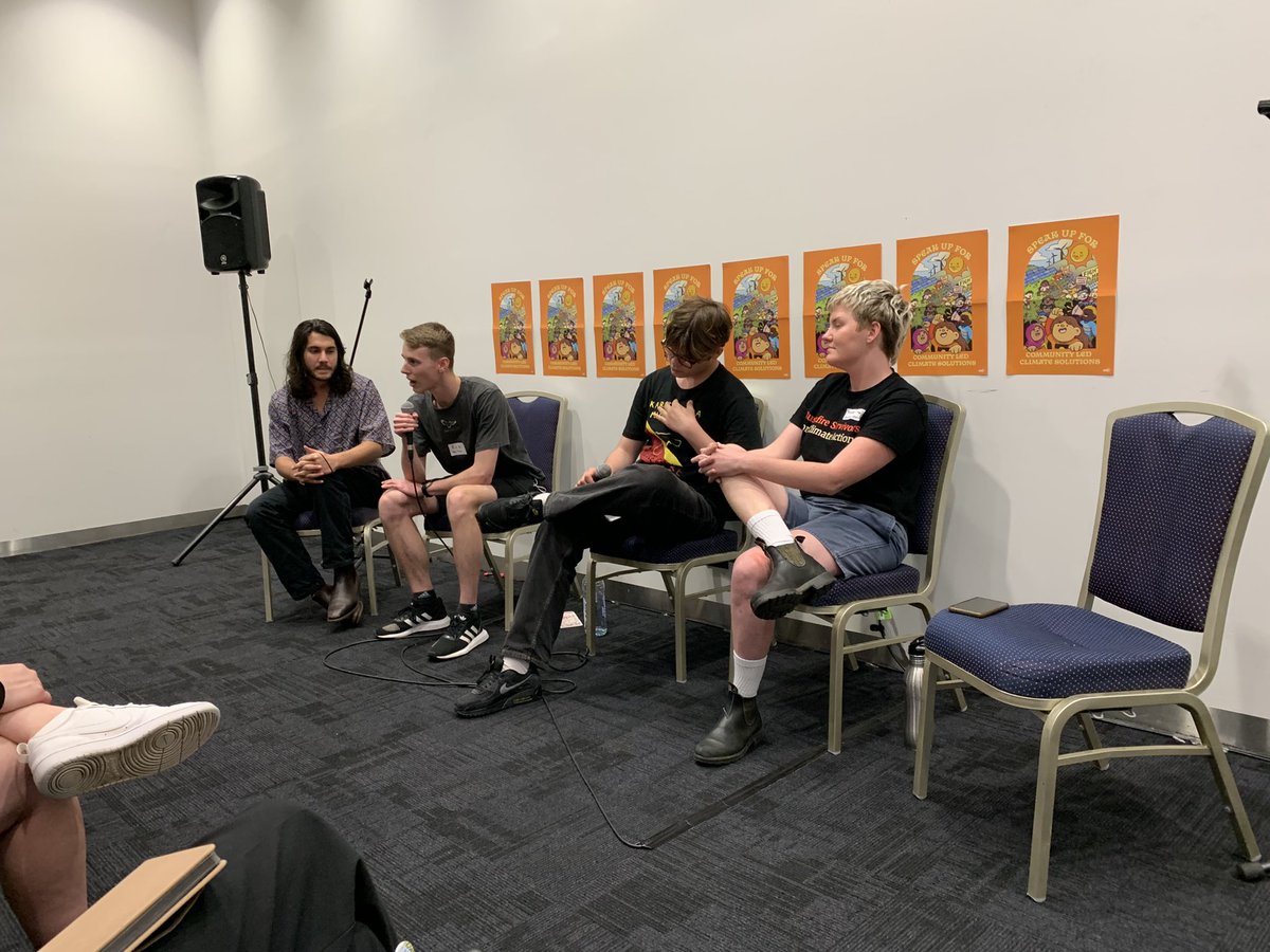 GourleyJ's tweet photo. @wsu_sap @kobi_newell talking on First Nations communities resilience and resistance at @AYCC #PowerShift22 @jennacondie @thilakshi_m @tpeseta https://t.co/JkKchXFoNF