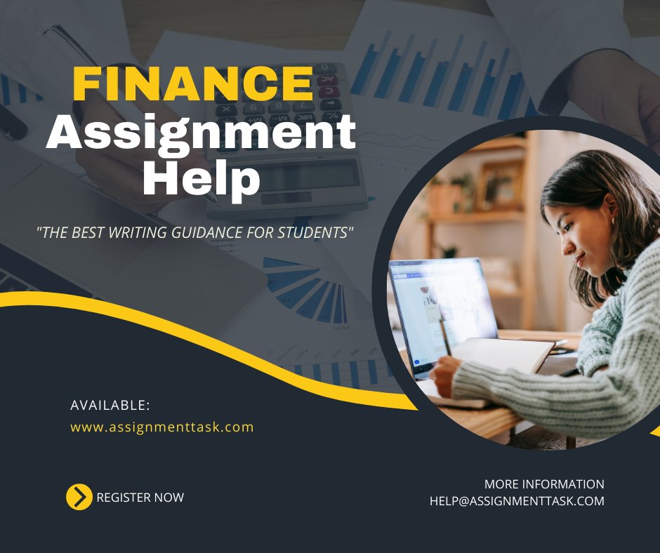 AssignmentTask's tweet photo. Are you tired of looking for #experthelp with #finance #assignments? We cover all core subjects related to #financeassignments. Get our #Financeassignmenthelp from experts at the best price.

Get solution: https://t.co/Yt9u0sPBfc

#assignmentwriting #assignmenttask https://t.co/A17T6kSfra