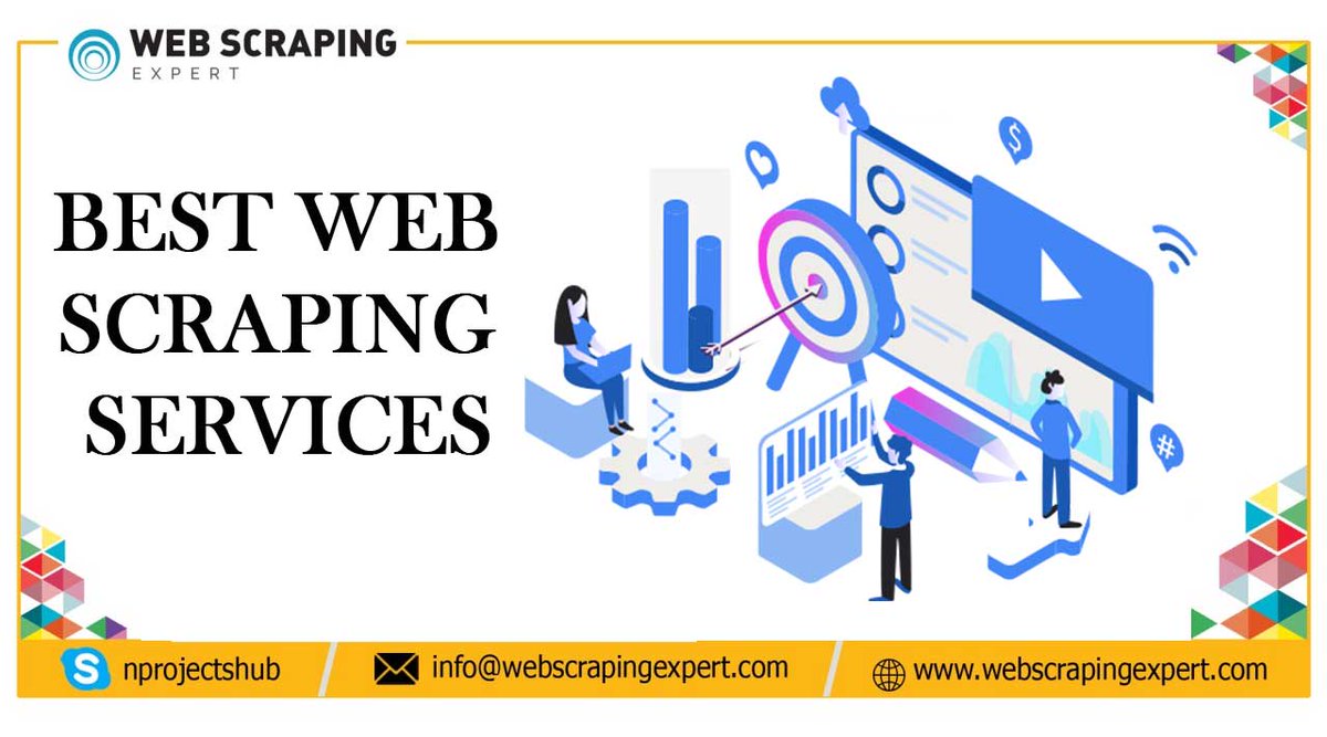 expert_scraping's tweet image. Web Scraping Expert is a leading Best web scraping services, web scraping services provider company for
enterprises, meeting data requirements with customized crawling. webscrapingexpert.com
#Bestwebscrapingservices