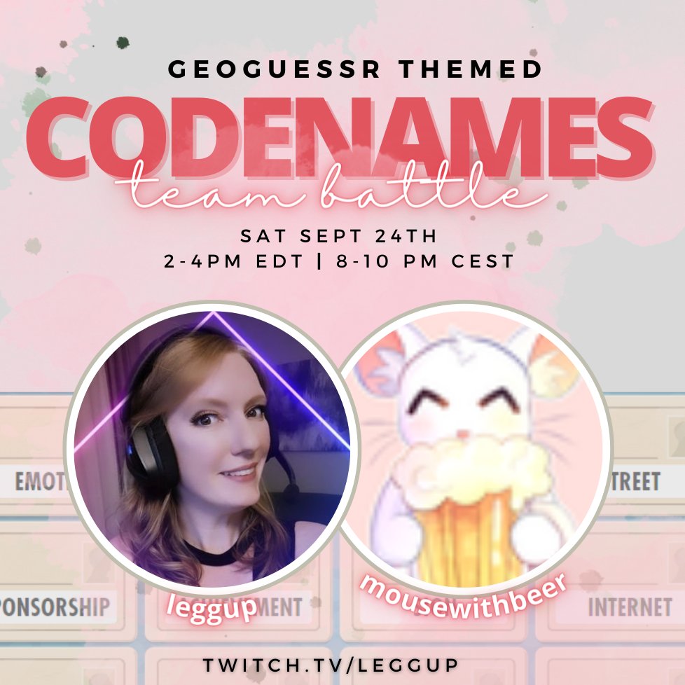 LeggupLeggup's tweet image. In just 4 hours we have a @MouseWithBeer! One of the creators and owner of GeoHints.com. Come early to join and play with us and maybe win random game keys from dare drops we unlocked.