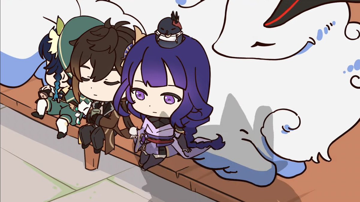 hourlyraiden's tweet photo. THE ARCHONS ARE SO CUTE PLEASE LOOK https://t.co/XWOvLDBbla