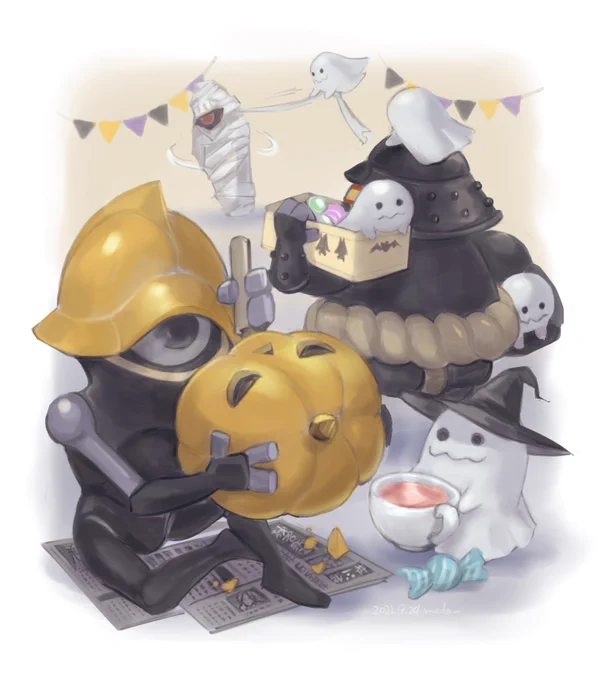 ハロウィンイベントの準備 
