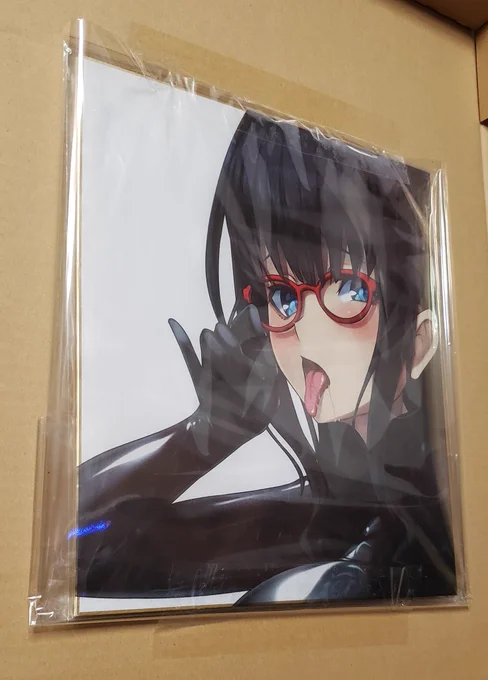 グラフィックさんで色紙刷ったけど結構キレイに出来てんねえ! 