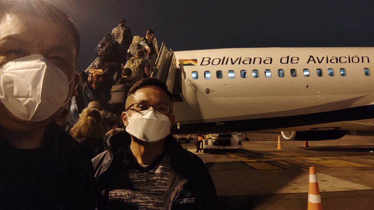 bullyingperu's tweet photo. Listos para emprender nuevas aventuras con @Gonzalo_Junco. Santa Cruz allá vamos. #CICSTEP #NuestraCasa https://t.co/dwxmE28BNV