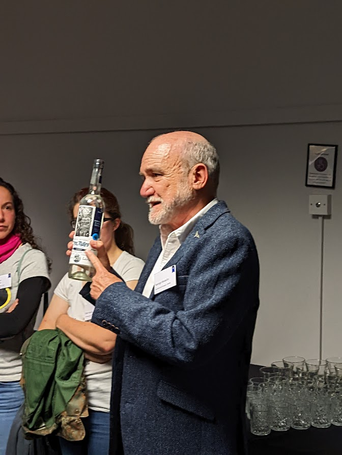 The #NatBatConf began with an evening with @rodrigomedellin. After a special showing of The Batman of Mexico followed by a Q&A, the evening included a tasting of Bat Friendly Don Mateo Mezcal which raised funds for Kate Barlow Award and Bat Friendly project.