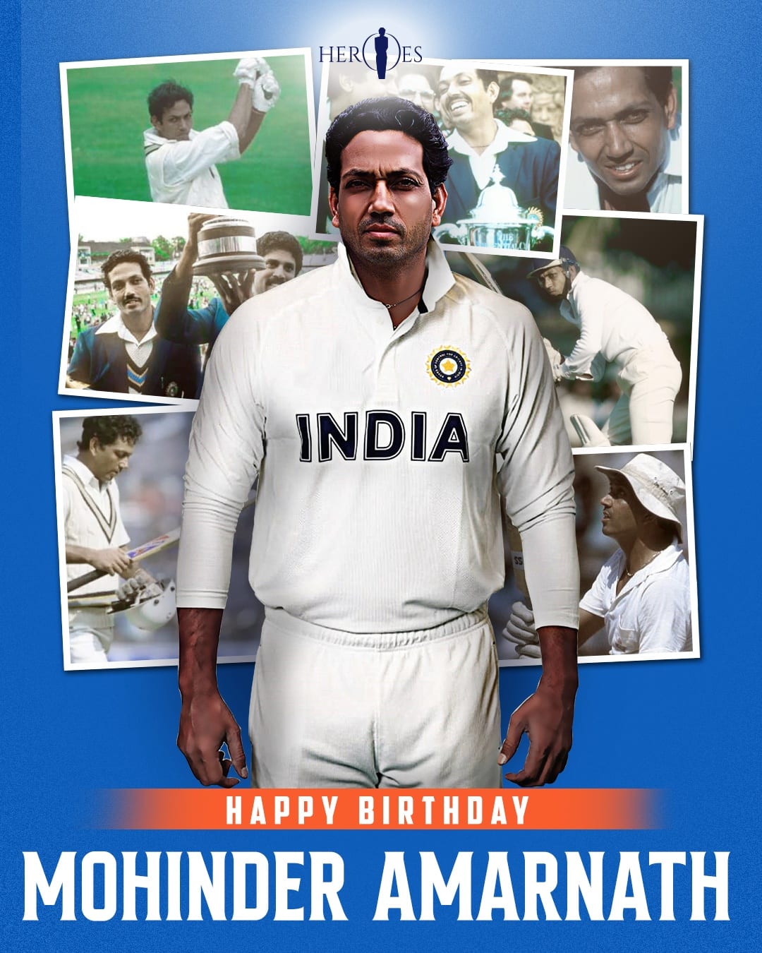 Wishing 1983 World Cup winner Mohinder Amarnath a very Happy Birthday.   