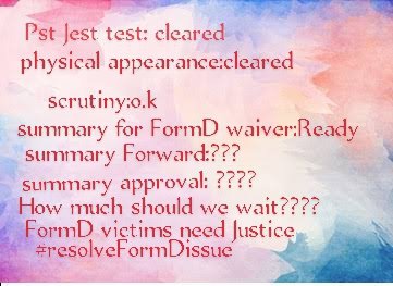 AmberRiaz79's tweet photo. @sardarshah1 Respected sir resolve cut off date of form D https://t.co/vxUAKVydxq