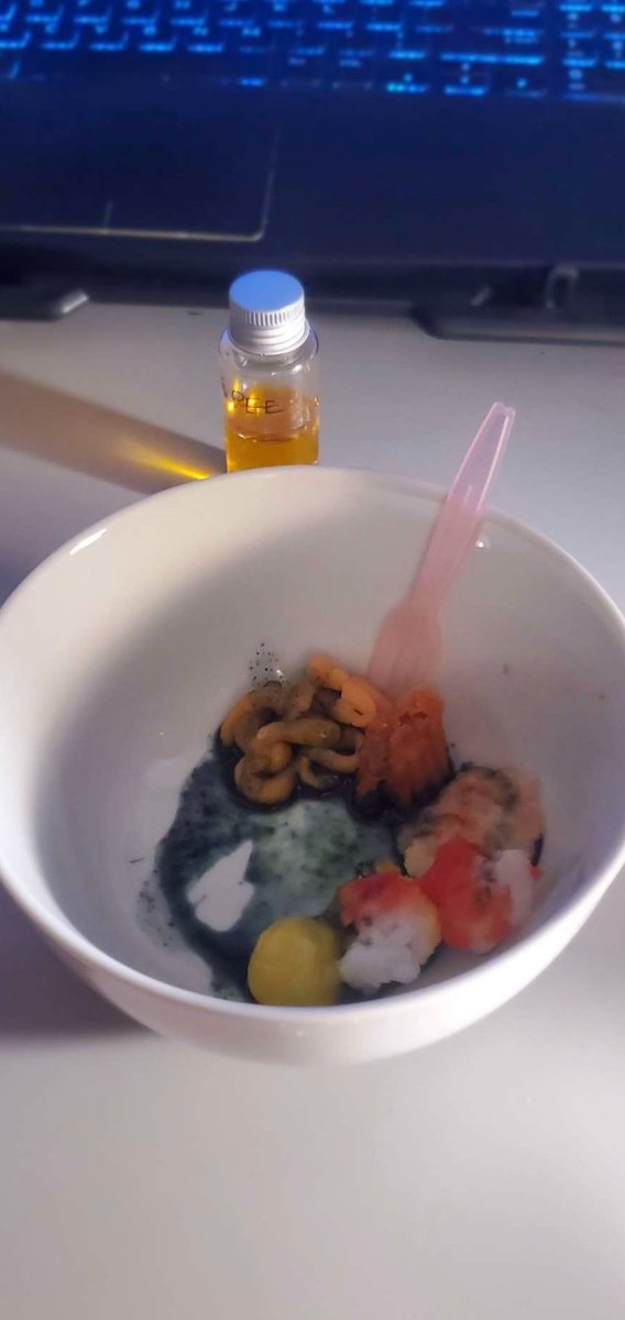 IshikawaTauro's tweet photo. Look what I made on my stream guys! 
What do you think of my meal with its secret ingredient! Thanks for helping me hashtag this~
I was inspired by the great hachama cooking! 
#VtubersEN #Vtuber #VTuberUprising  #vtubereats #Taurokyun #food #BentoBox #hachamacooking #Popincooking https://t.co/iAQpK9vQNa