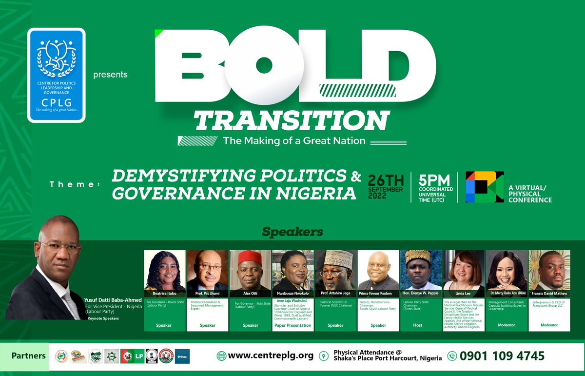 fdmlearn's tweet photo. Portharcourt to the World. save the date and Join up in this Unusual tow ball meeting and discussion. There’s opportunity to ask Questions directed to any of the speakers. If you can’t come in person I’ll be hosting a space. #Rivers #WikeMediaChat #BoldTransition #LabourParty https://t.co/oSfac5yWrz