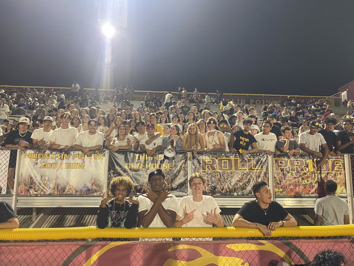 mphsZooKrew's tweet photo. @MPHS_Football beat Campo Verde 44-29. Next week is #Tukeebowl everyone better be there!!
#ROLLPR1DE #WeRunTukee #NewEra #EmbraceTheChase 
@MPHS_FBBoosters @CoachElauer51 @AaronFrana @JUSTCHILLY @ZachAlvira @huffine_tuhsd @gridironarizona @azc_obert @PrepRedzoneAZ https://t.co/x1LcgEGPgF