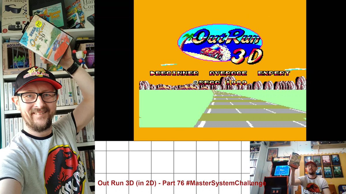 8BitBoyUK's tweet photo. Its #SegaSaturday, by now you know what that means. Its a brand new #MasterSystemChallenge and this week we're playing:
Out Run 3D (in 2D)
Everything is explained in the below video including how to access 2D mode. It's a hi score challenge on Beginner.
https://t.co/VV9aH1gOnd https://t.co/pv91Wjespx