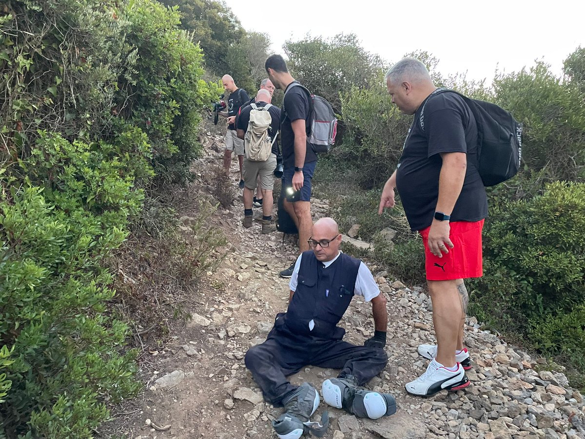 GBCNewsroom's tweet photo. Eris Rowbottom was seen off on Saturday morning by a group of supporters and Minister @cortes_john as he started his Med Steps Challenge.

Eric has been in a wheelchair since the age of eight when he contracted Polio. This had never allowed him to visit the Med Steps site before https://t.co/PgQIEuCuPP