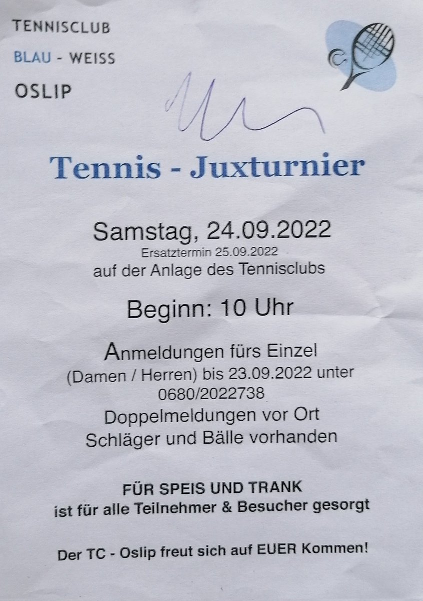 Oslip_Uzlop's tweet image. Der Samstag in #Oslip: #Oktoberfest und #Tennis-Juxturnier