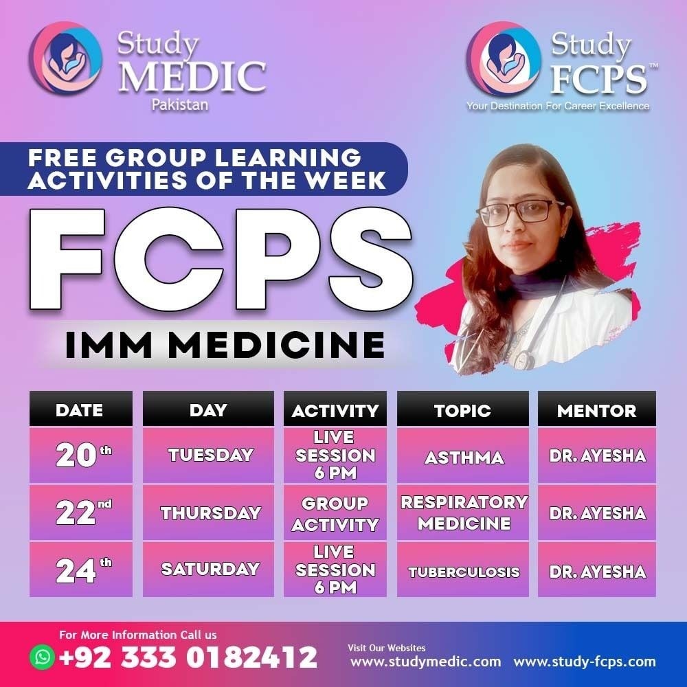 Study_MEDIC's tweet photo. Dear FCPS IMM Medicine Aspirants,
Join StudyFCPS & Enhance Your Exam Preparation!
Register now ๐ https://t.co/8QhySsuie0
#StudyMEDIC -Delivering Medical Education Beyond Boundaries.
Happy Studying
Team #StudyFCPS
#StudyFCPSOnlineCourse #StudyMEDIConlineCourses https://t.co/gtUL4FJ5eN