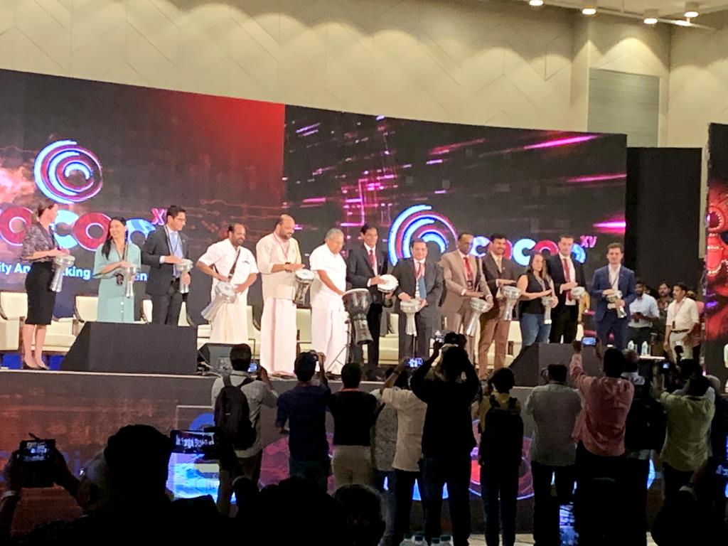 tg_womensafety's tweet photo. WSW, #TelanganaPolice is proud to partcipate in the"COCON XV International Hacking &amp; Cyber Security Conference, #Kerala. Continuing the policy of Zero tolerance towards Child pornography &amp; crimes against Children. 
P Hareesh SI, J Ravali SI, M Madhu HC @TheKeralaPolice
#cocon2022 https://t.co/iRa2DubbWN
