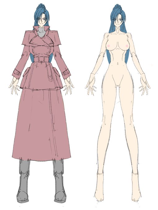 ちゃんくろう様より頂いておりますリクエストキャラの性格固め用に描いた絵とオリジナルのイメージ用スケッチ、Kyouma様に描いていた絵の修正スケッチなります。
1枚目、松戸さん。
2枚目、お魚咥えた松戸ロボ娘3号さん(人間の食事もエネルギーに出来ます) 