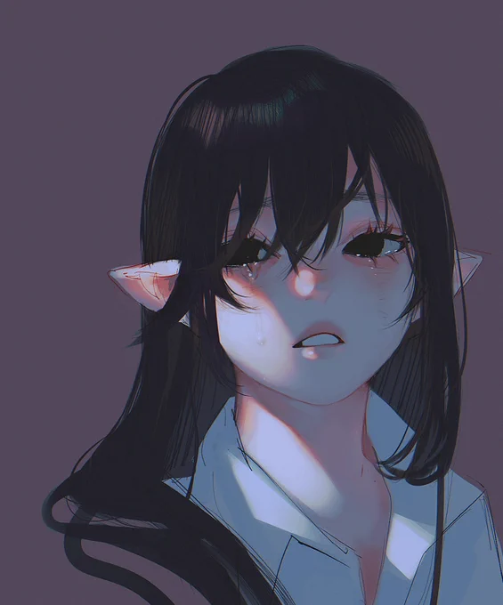 super late night scribble #doodle #illust 
