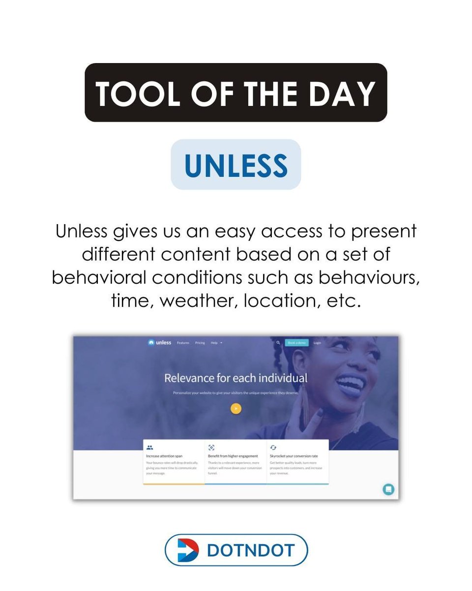 dotndot's tweet image. Lets see the #tooloftheday
#useranalytics #webdesigntools #websitemarketing
#userexperience #ux #emailmarketing101