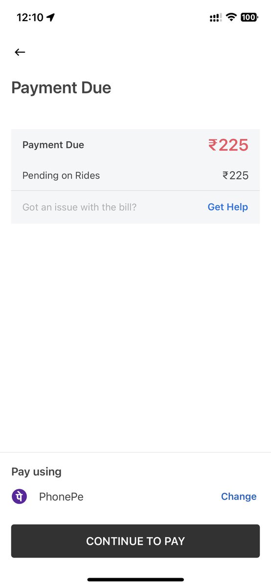 im_HarishSharma's tweet photo. #ola_Supports #olacabs hi my pending bill is still showing in my ola cab account even after payment, pls. Refer attachment and resolve the issue https://t.co/bUt9ZN2MUW