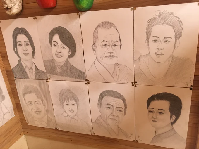 館長が25年かけて集めた仮面が展示されている『霧島天狗館』。仮面も素晴らしいんだけど、ところどころに貼られている似顔絵が味わい深すぎて好き。 