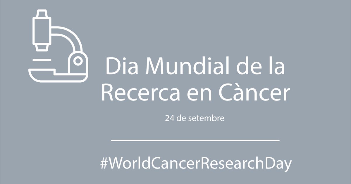 L’#ICO s’adhereix al Dia Mundial de la #Recerca en #Càncer #WordlCancerResearchDay que se celebra des de 2016 per iniciativa de <a href="/ContraCancerEs/">Asociación Española Contra el Cáncer</a> per reforçar i impulsar la recerca oncològica.
#cancer #cancerresearch #wcrd2022 #ICOrecerca
<a href="/WCRD24Sept/">WCRD</a> 
ico.gencat.cat/ca/detall/noti…