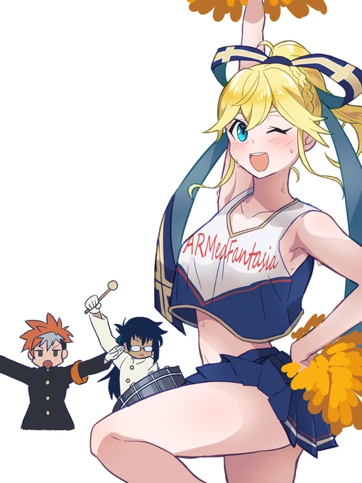 せっかくふともも描いたんだし文字無し版も貼っとくなど。あとついでに汗差分 