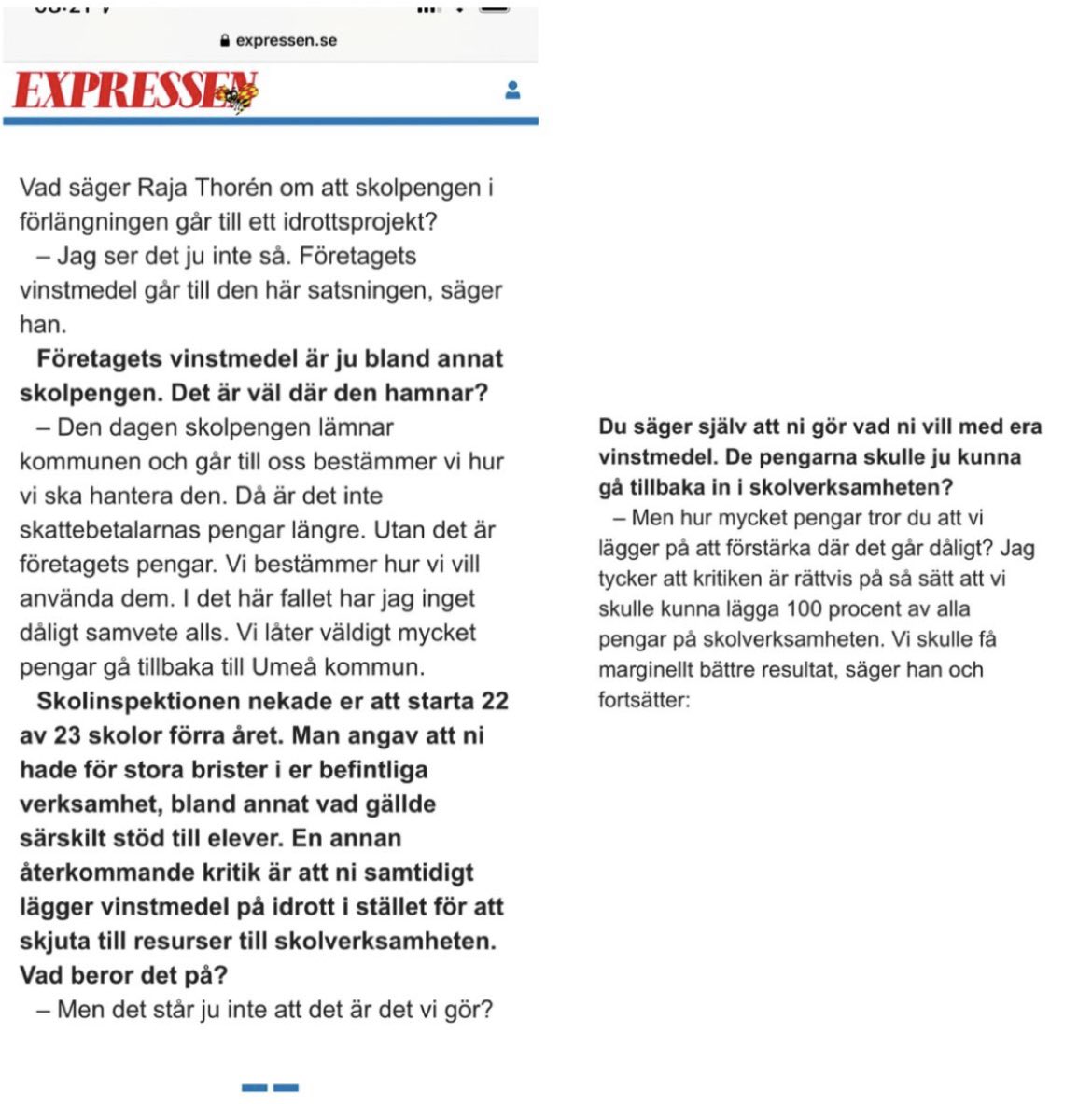 ”Om kvastarna ska sopa bra får man inte slarva med skaften” 🤢