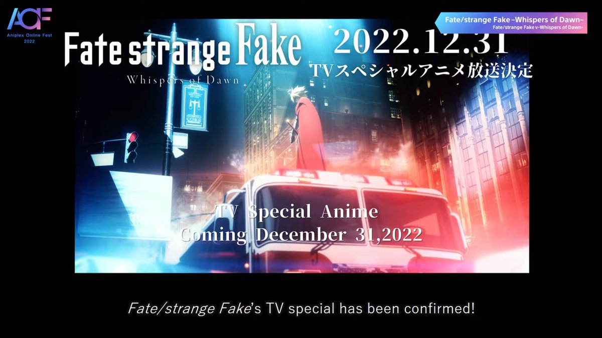 Fate/strange Fake whispers Of Dawn Release Date Kars on Twitter: ""Fate/Strange Fake: Whispers of Dawn" TV anime