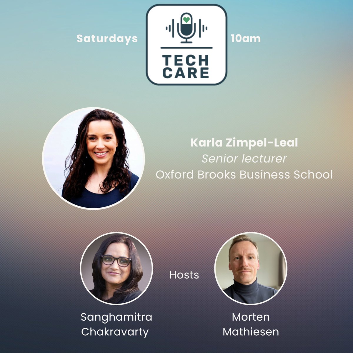 Morten Mathiesen (@sekoiauk) on Twitter photo In this Saturday’s episode, we have <a href="/Zimpel_Leal/">Karla Zimpel-Leal</a> join to discuss homecare models and the use of tech in delivering a modern version of the old discipline. Listen in here or on your favourite podcast channel - buzzsprout.com/1980979/113751… In this Saturday’s episode, we have <a href="/Zimpel_Leal/">Karla Zimpel-Leal</a> join to discuss homecare models and the use of tech in delivering a modern version of the old discipline. Listen in here or on your favourite podcast channel - buzzsprout.com/1980979/113751…