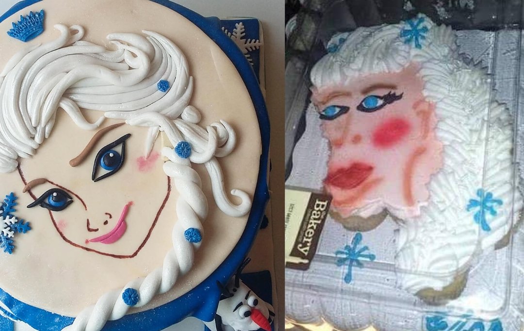 vinceflibustier's tweet image. Bonjour j'ai commandé mon gâteau de mariage sur Snapchat, mariage thème Disney et je suis TRES DESSUS 😡.

Ne commander jamais chez gwendypatissié !!!!

Ce que j'ai demandé         Ce que j'ai eu