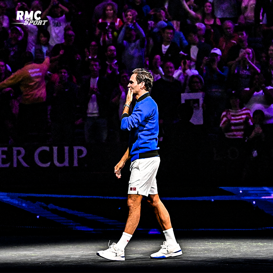 RMCsport's tweet photo. 👑🎾 Il était quand même beau ce voyage avec 𝐑𝐨𝐠𝐞𝐫, non ? 

▪ 1526 matches professionnels
▪ 1251 victoires
▪ 310 semaines à la place de numéro 1
▪ 103 titres
▪ 20 titres du Grand Chelem
▪ 31 finales du Grand Chelem
▪ 28 titres Masters 1000

#Federer https://t.co/kXGsz8dAte