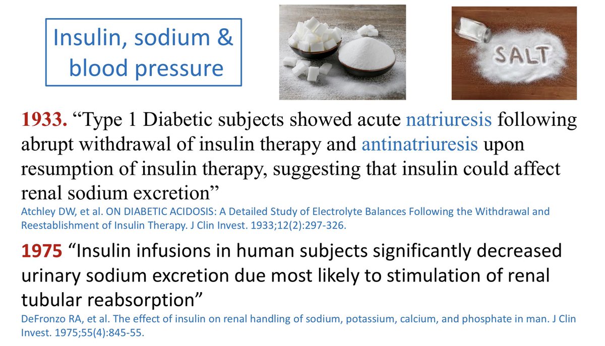 Are we blaming salt for what the sugar did to blood pressure? Insulin causes the kidneys to retain salt putting BP up. Low carb lowers insulin  sodium is lost so BP improves mdpi.com/1660-4601/16/1…