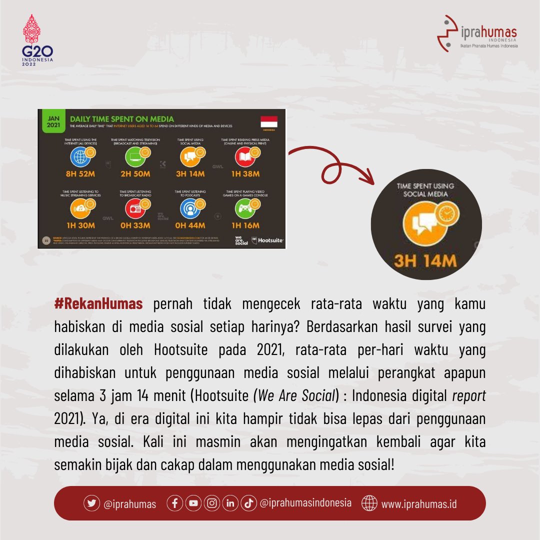 Iprahumas's tweet photo. Halo #RekanHumas
Di era serba digital ini, kita pasti tidak luput dari penggunaan media sosial. Lantas bagaimana caranya kita agar tangkas dan bijak dalam menggunakan media sosial?
Yuk, simak tips Masmin berikut ini ya!
#Iprahumas
#PranataHumas https://t.co/tADq6cbnI0