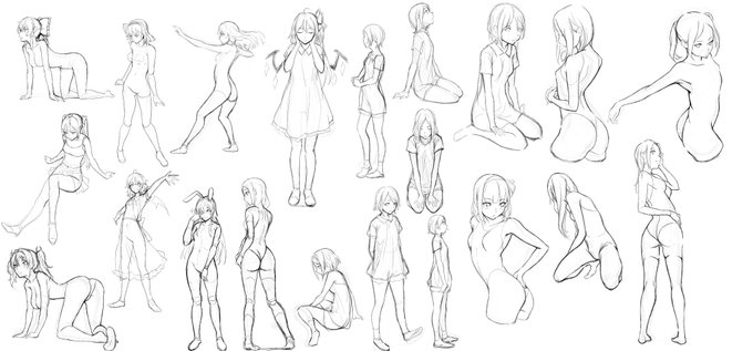 デッサン練習物(模写有り) 