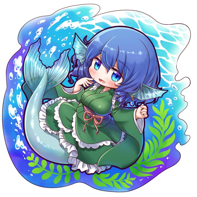 「chibi mermaid」 illustration images(Latest)