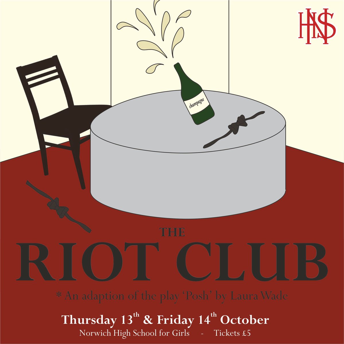 NorwichHigh's tweet photo. Our Sixth Form Drama Company is proud to present 'The Riot Club'; directed and adapted by Year 13 student Ava Borthwick 🤩 

Suitable for ages 14+, The Riot Club will be performed on the 13th and 14th October. Check Google classroom &amp; the Weekly Newsletter for the booking link 🎭 https://t.co/7M93BKmk0c
