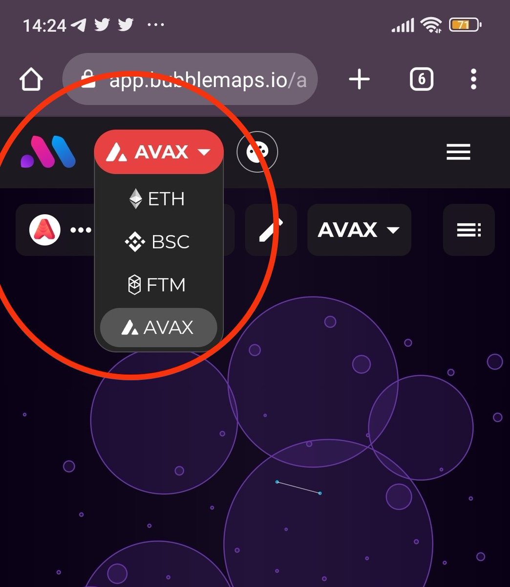 Klyl100_ocho's tweet photo. @avaxinstantly @bubblemaps @traderjoe_xyz @Platypusdefi @pangolindex @PlayCrabada @StepApp_ @chikn_nft @AvalaunchApp #Bubblemap allows any good project to be highlighted in view of their transparency 👏🔥🔥
#MoonlightBsc #Bubblesquad https://t.co/XhS35jMWaz