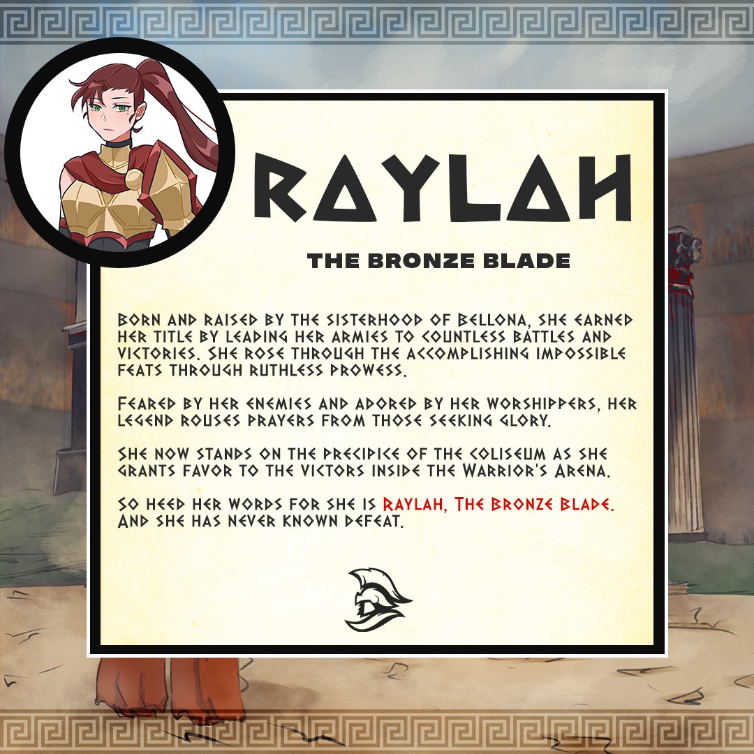 WarriorsArenaGG's tweet photo. βοΈThe myth, the woman, the legend.
β Get to know our legendary Warrior, Raylah, and her strength and wit that continues to be the talk of the battlefield. With her, USC Warrior's Arena is ready to rule every battlefield.π
#USCWarriorsArena #ResponsibleGaming #USCWin #WARaylah https://t.co/Va0N1xuunY
