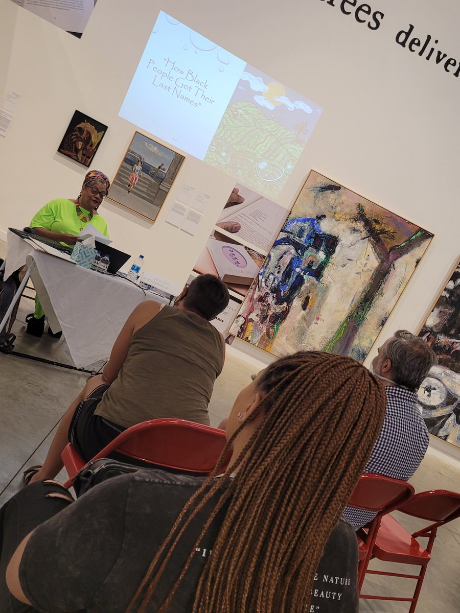 DrGfromEC's tweet photo. I fear I've created an art diva 😂
But I am very proud of her 😊 These pics are from the first presentation #LindaChronicles #clevelandart #frontinternational https://t.co/QG62Cwi1CH