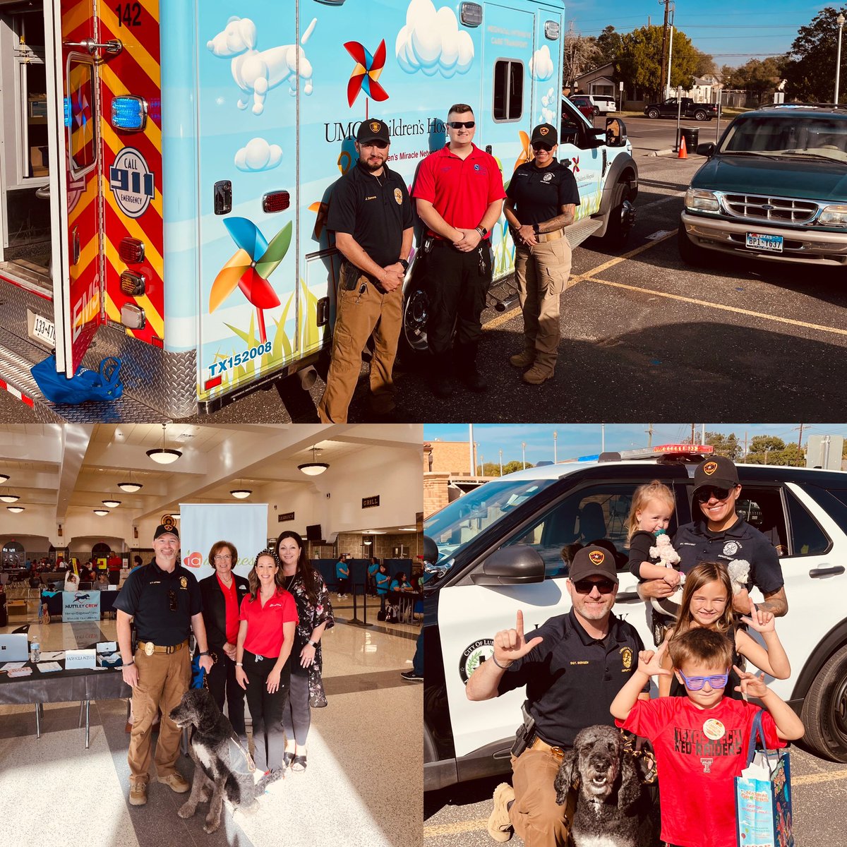 BergenLPD's tweet photo. @LubbockPolice was at it again today enjoying the sun โ๏ธ at the @LubbockISD Health Fair at Lubbock High School. @iaWellness @umchealthsystem #stayhealthy #CommunityEngagement #lubbockpd https://t.co/prXzyJTGOA